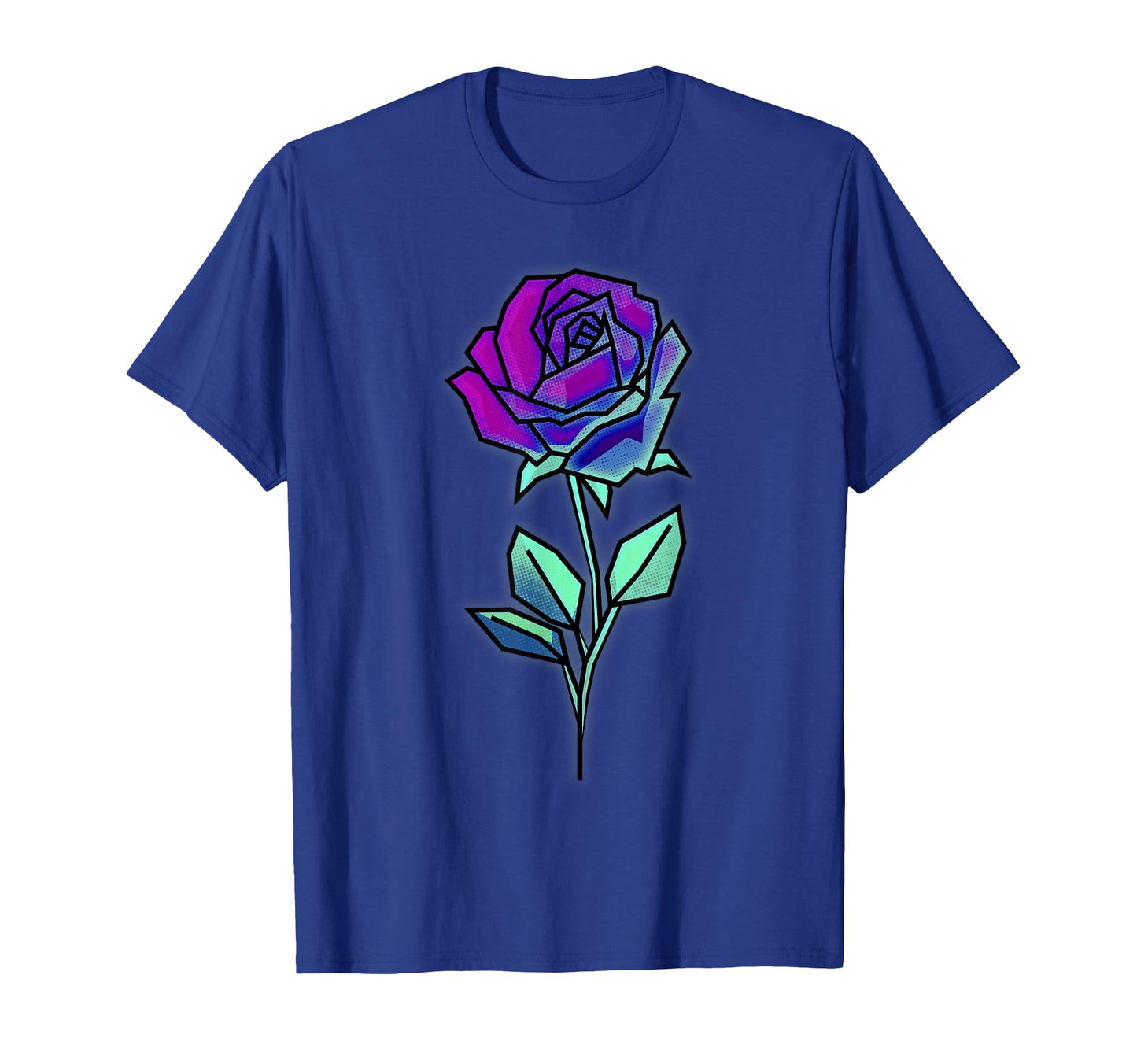 Cyber Aesthetic Rose Futurism Vaporwave T-Shirt - Graphic Print Men Women - T-Shirt, Sweatshirt, Hoodie