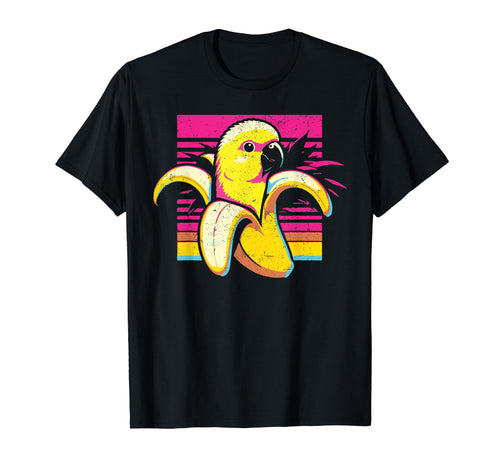 Banana Bird Kawaii Vaporwave Aesthetic T-Shirt - Novelty Apparel Men Women - T-Shirt, Sweatshirt, Hoodie