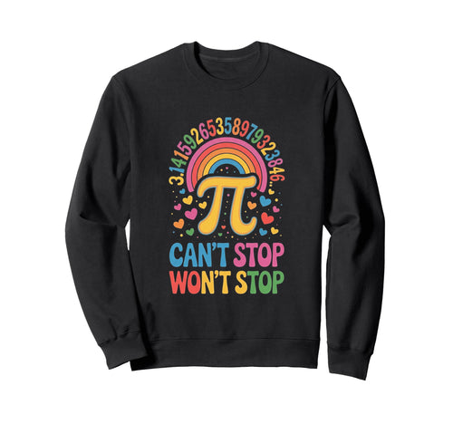 Groovy Happy Pi Day Math Teacher Sweatshirt - Minimalist Print Unisex - T-Shirt, Sweatshirt, Hoodie