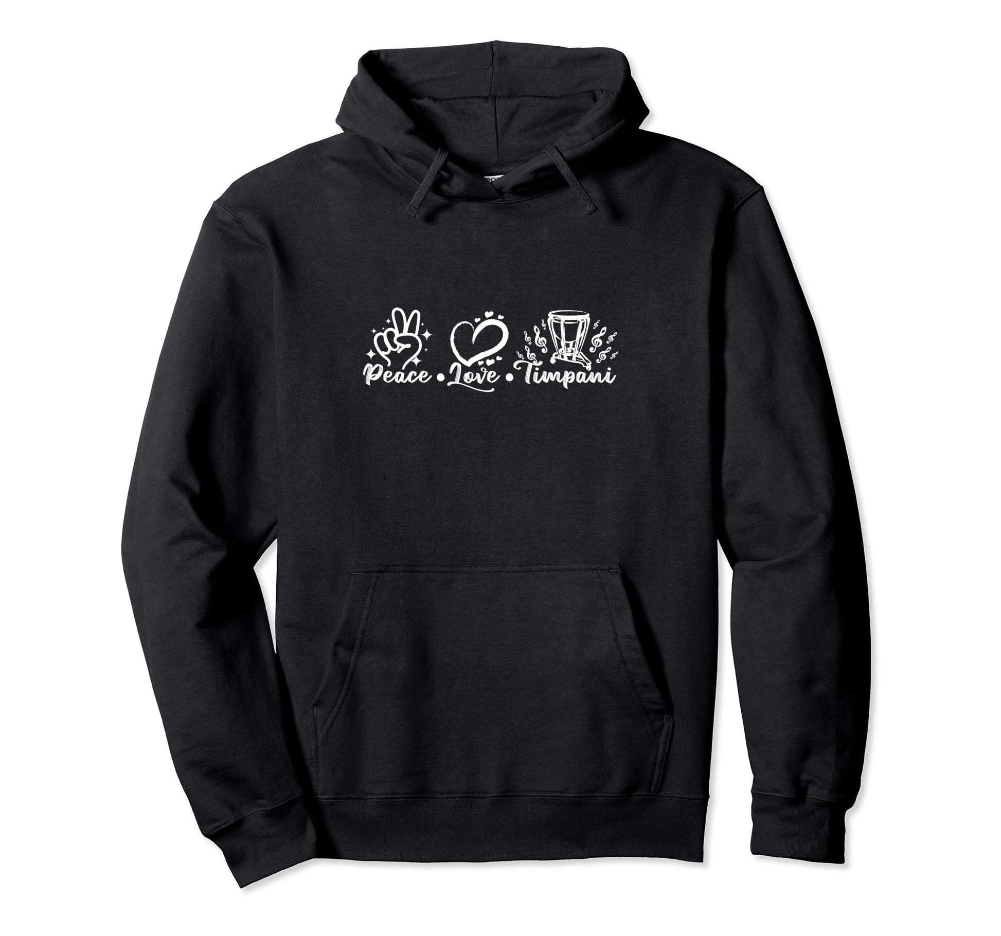 Drawn Timpani Drumming Timpanist Sweatshirt - Aesthetic Graphic for Adults - T-Shirt, Sweatshirt, Hoodie