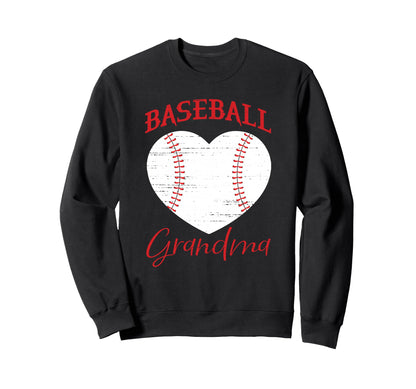 Baseball Grandma Matching Baseball Sweatshirt - Custom Art Print Men Women - T-Shirt, Sweatshirt, Hoodie