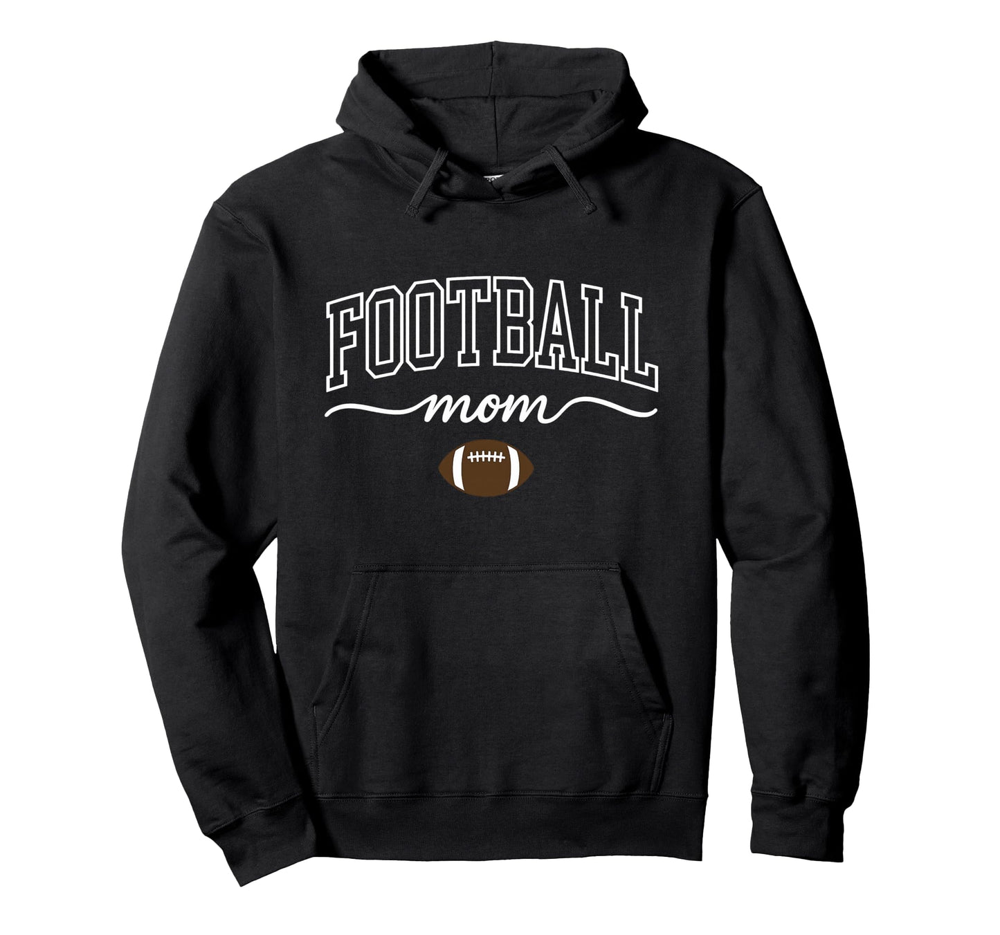 Football Mom Game Day Support Wear Team Hoodie - Minimalist Print Unisex - T-Shirt, Sweatshirt, Hoodie