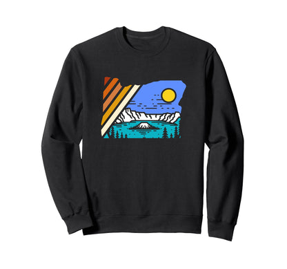 Oregon Crater Lake National Park Sweatshirt - Fun Novelty Design Unisex - T-Shirt, Sweatshirt, Hoodie