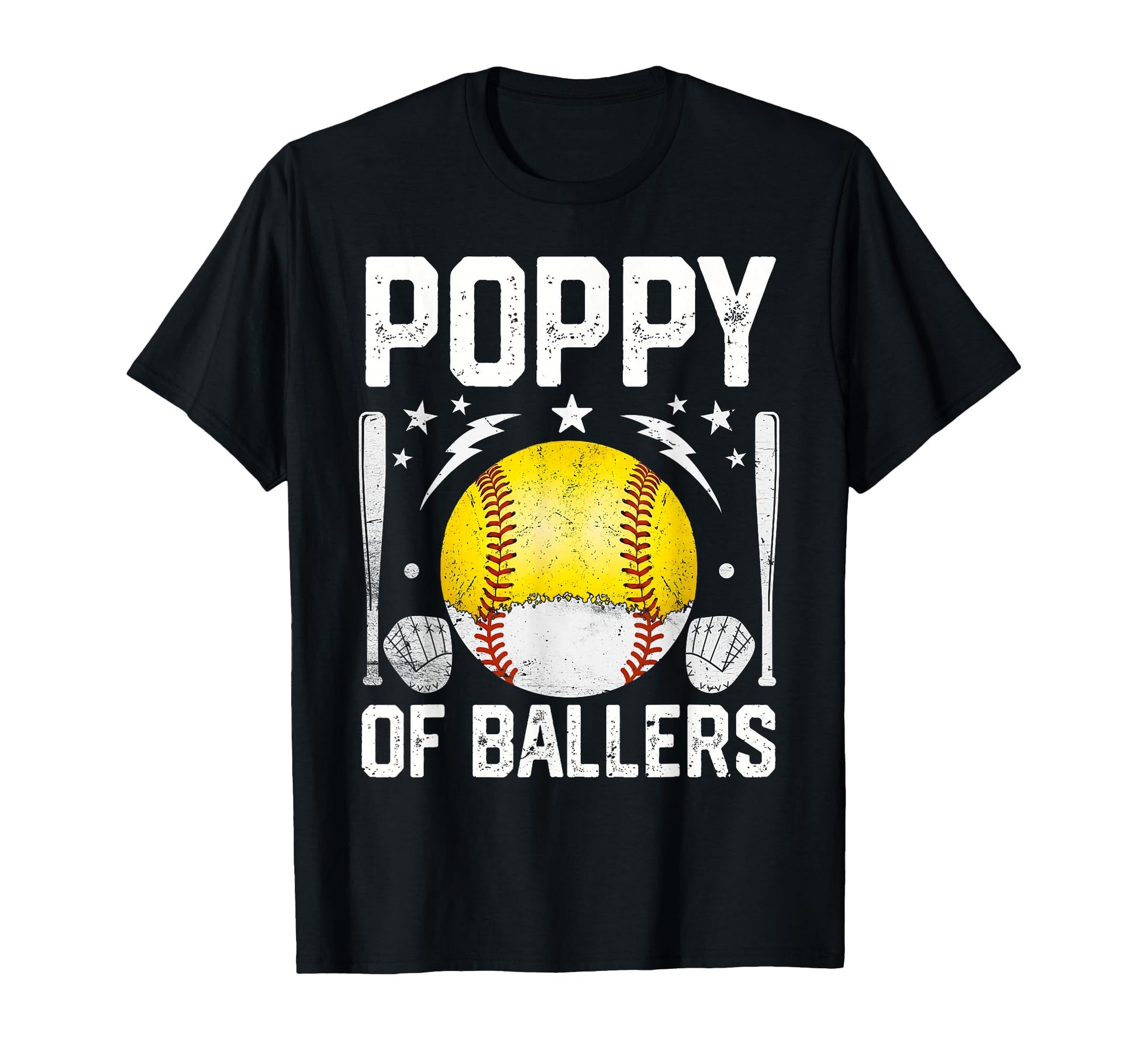 Papaw Ballers Fathers Day Funny Baseball T-Shirt - Novelty Apparel Unisex - T-Shirt, Sweatshirt, Hoodie