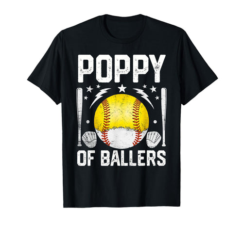 Papaw Ballers Fathers Day Funny Baseball T-Shirt - Novelty Apparel Unisex - T-Shirt, Sweatshirt, Hoodie