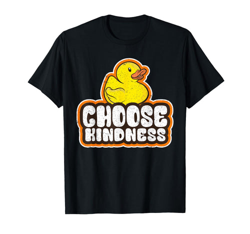 Positive Rubber Duck Rainbow Peace T-Shirt - Unique Graphic for Adults - T-Shirt, Sweatshirt, Hoodie