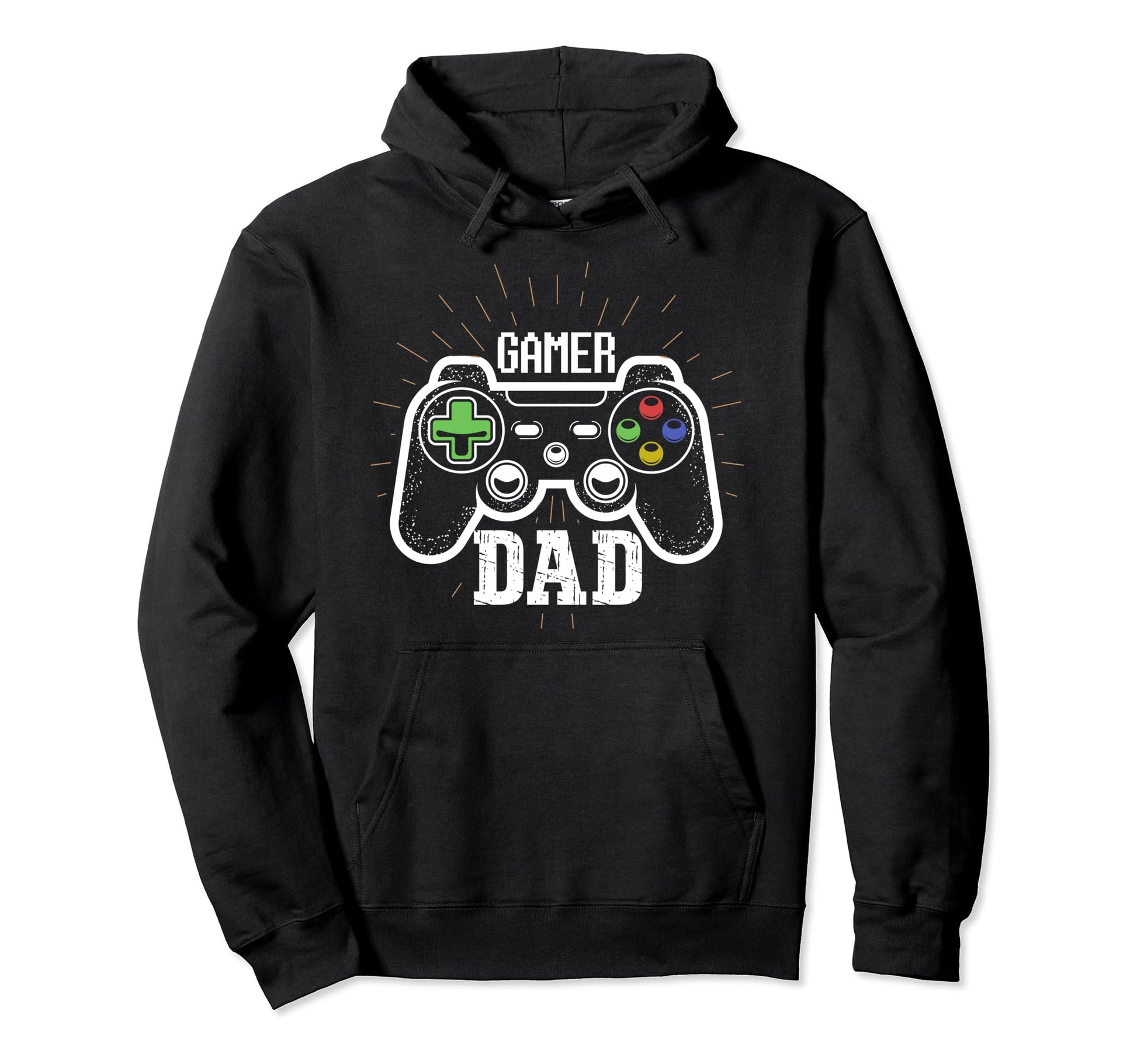Gamer Dad Games Controller Hoodie - Casual Everyday Wear for Adults - T-Shirt, Sweatshirt, Hoodie