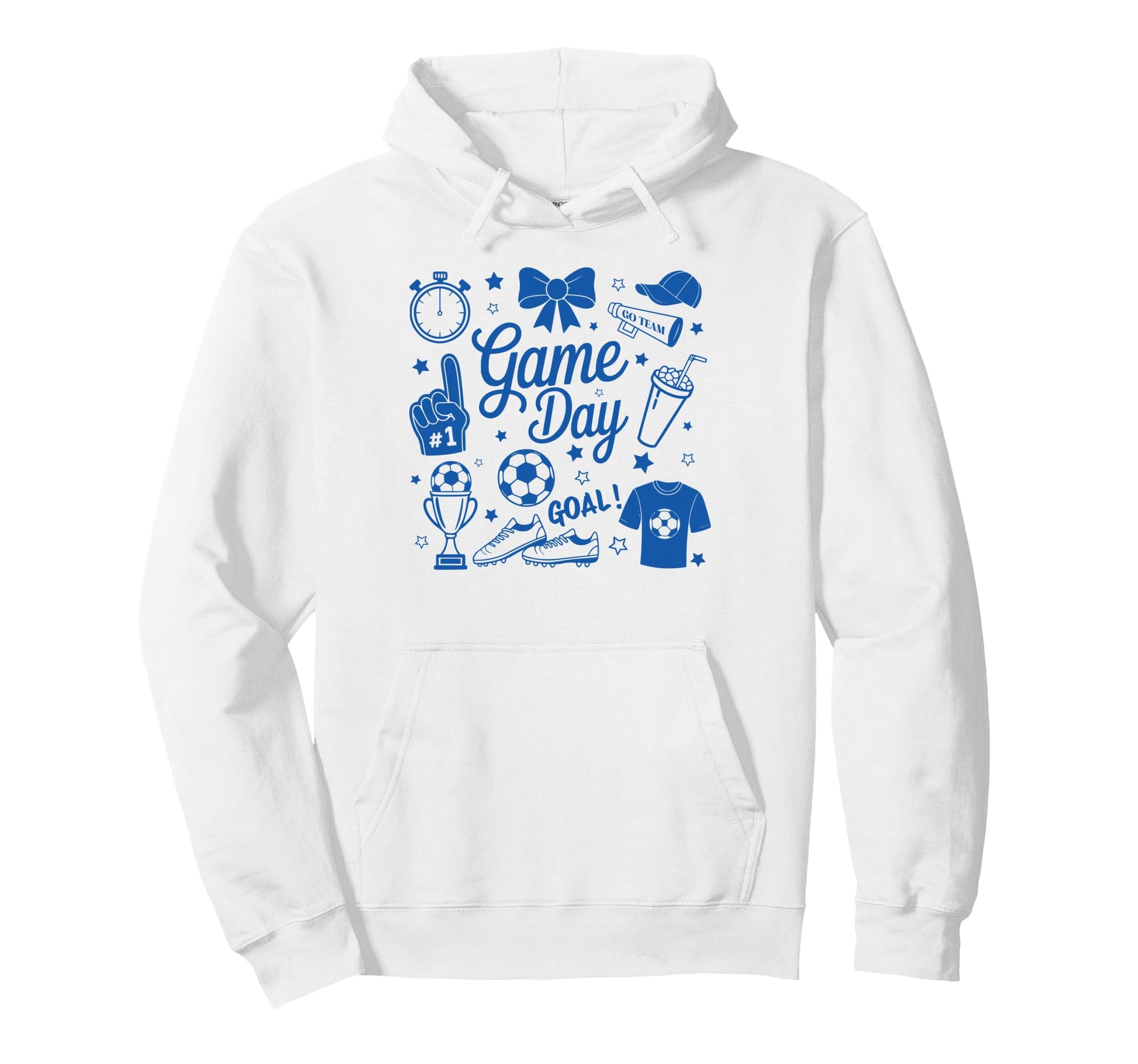 Game Day Soccer Mom Preppy Streetwear Hoodie - Aesthetic Graphic Unisex - T-Shirt, Sweatshirt, Hoodie