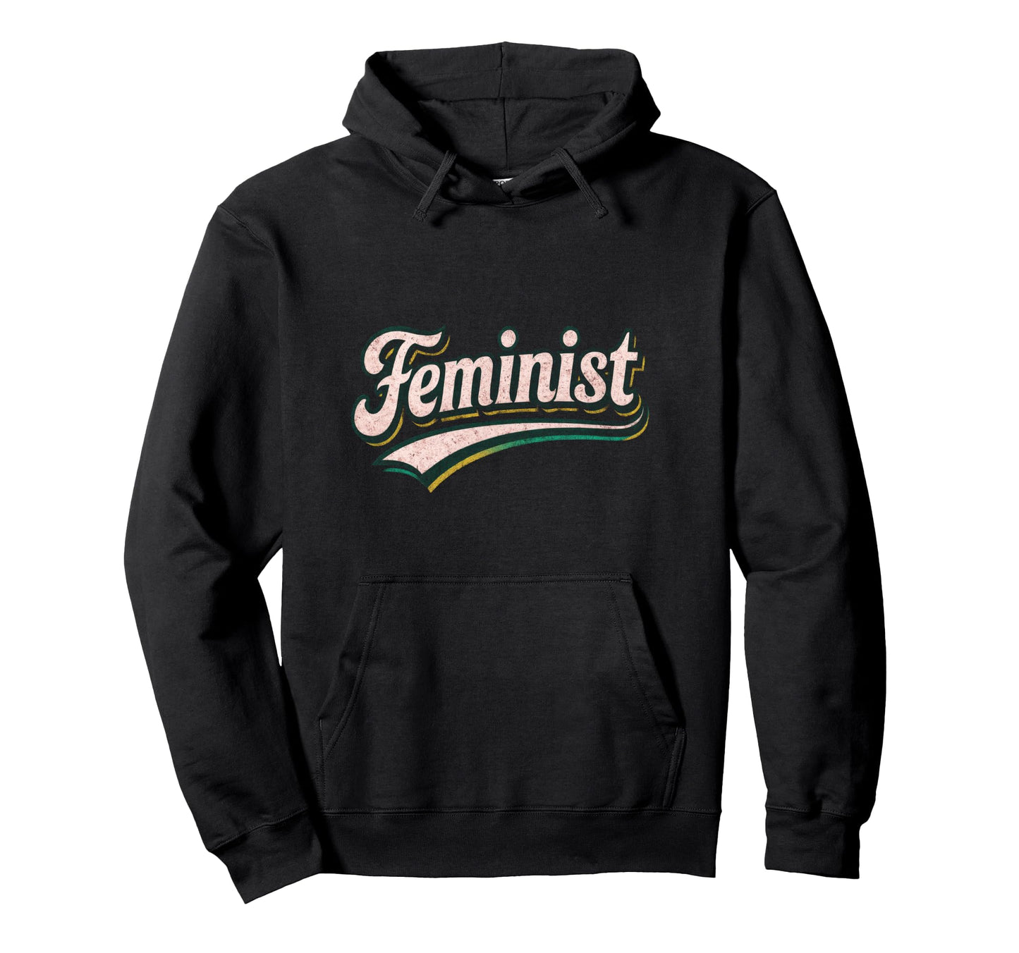 Feminist 70S Rainbow Feminism Hoodie - Graphic Print for Adults - T-Shirt, Sweatshirt, Hoodie