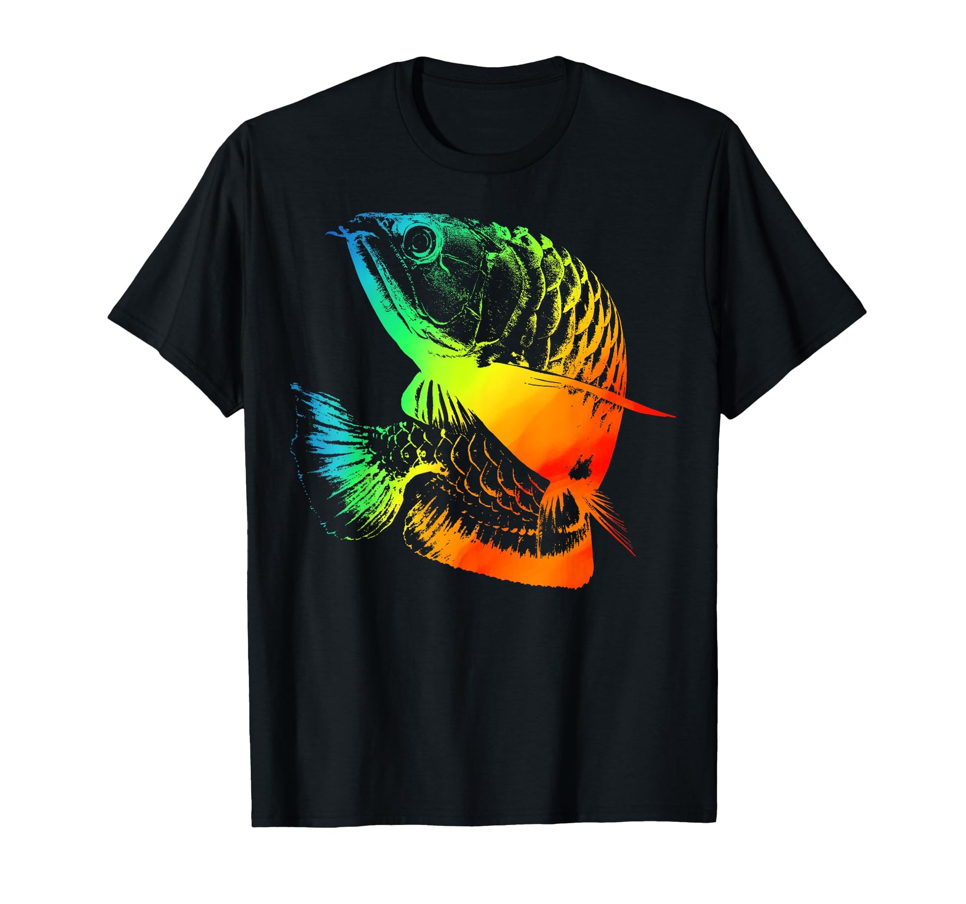 Arowana Colorful Rainbow T-Shirt - Graphic Print for Adults - T-Shirt, Sweatshirt, Hoodie