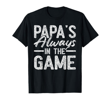 Grandpa Baseball Baseball Papas Always T-Shirt - Minimalist Print Unisex - T-Shirt, Sweatshirt, Hoodie