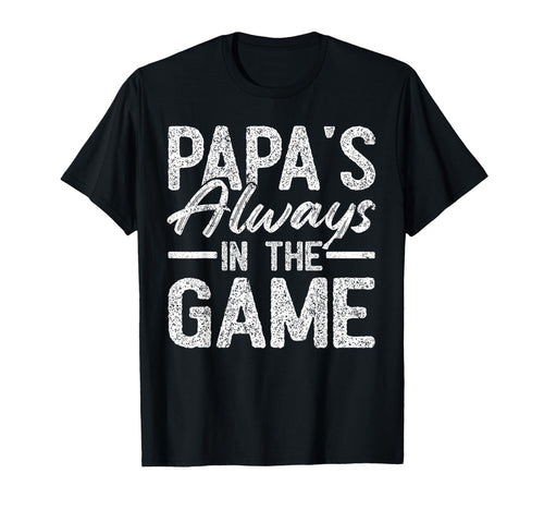 Grandpa Baseball Baseball Papas Always T-Shirt - Minimalist Print Unisex - T-Shirt, Sweatshirt, Hoodie