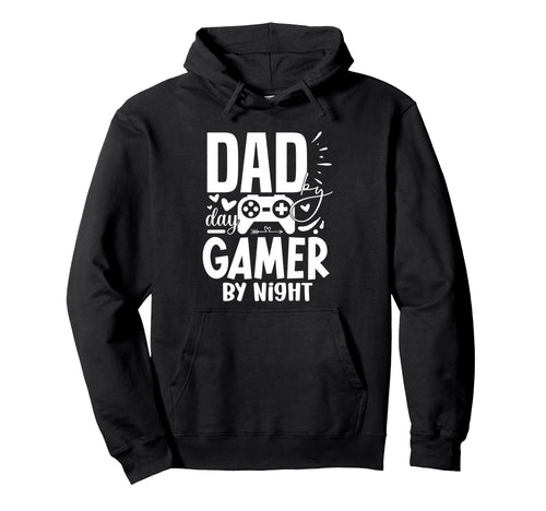 Dad Day Gamer Night Funny Game Mens Beard Hoodie - Graphic Print Unisex - T-Shirt, Sweatshirt, Hoodie