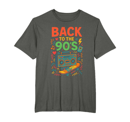 Back To 90S 90S Old School T-Shirt - Streetwear Style Men Women - T-Shirt, Sweatshirt, Hoodie