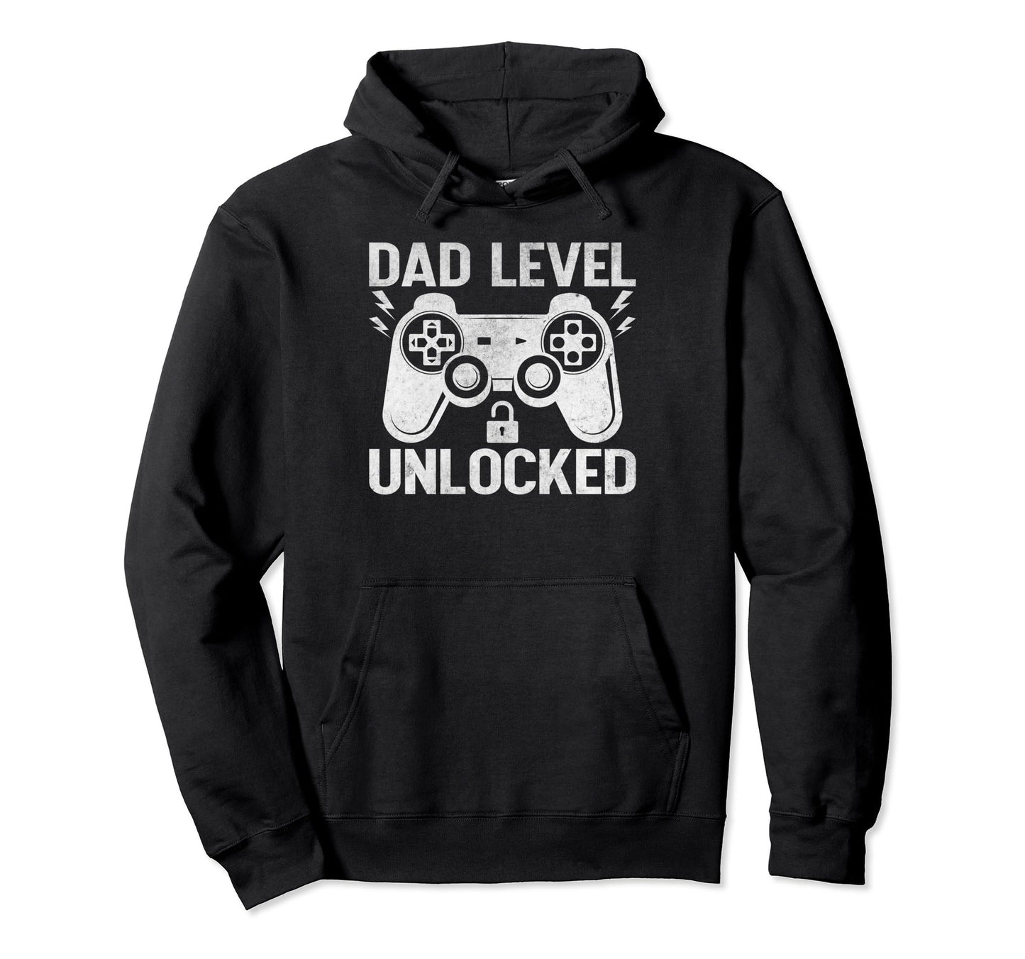 Dad Level Unlocked Gaming Gamer New Dad Hoodie - Trendy Graphic Men Women - T-Shirt, Sweatshirt, Hoodie