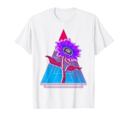 Vaporwave 80S Art Aesthetics Flower T-Shirt - Trendy Graphic Unisex - T-Shirt, Sweatshirt, Hoodie