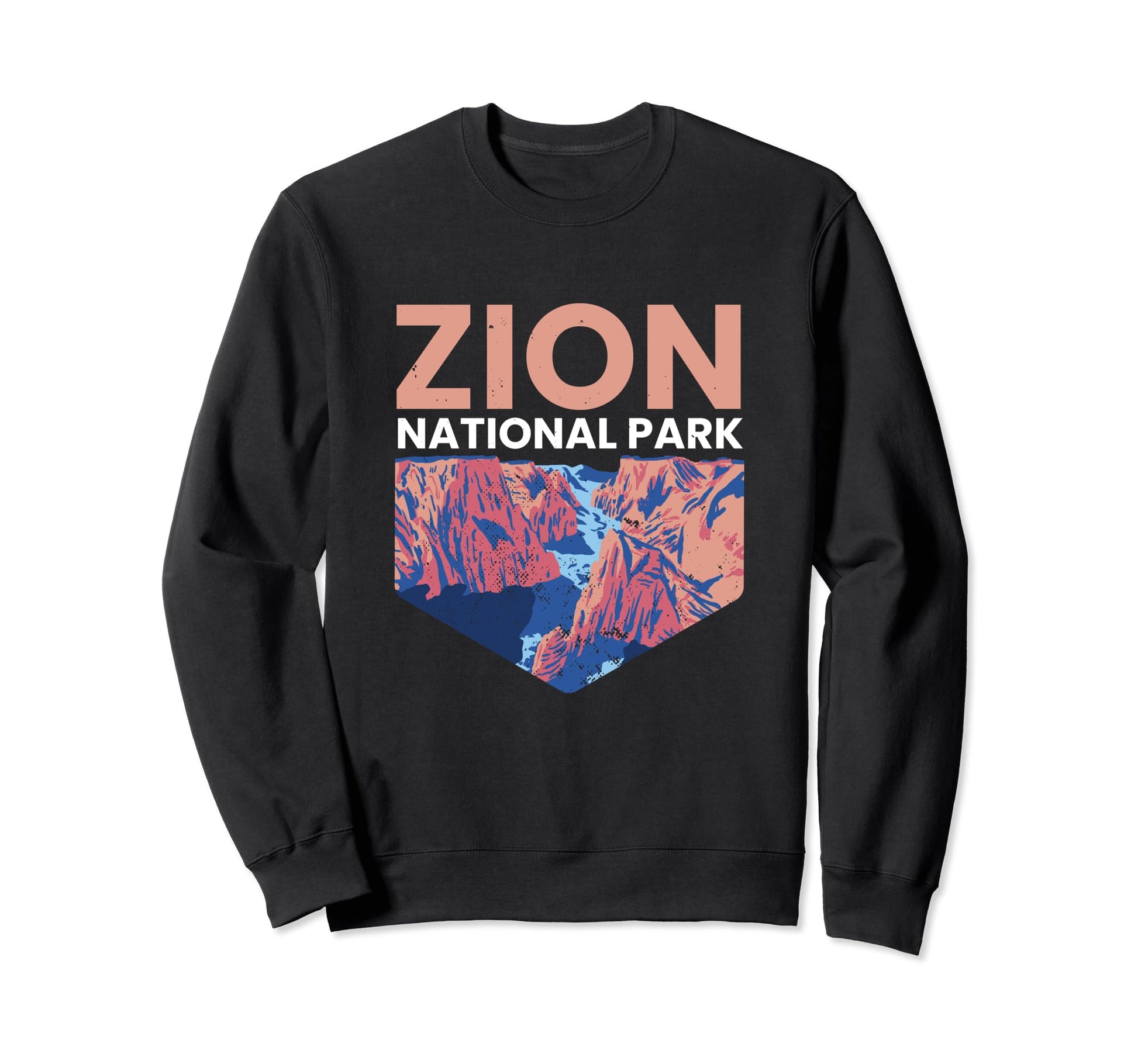 Zion National Park Hiking Utah Sweatshirt - Aesthetic Graphic Unisex - T-Shirt, Sweatshirt, Hoodie