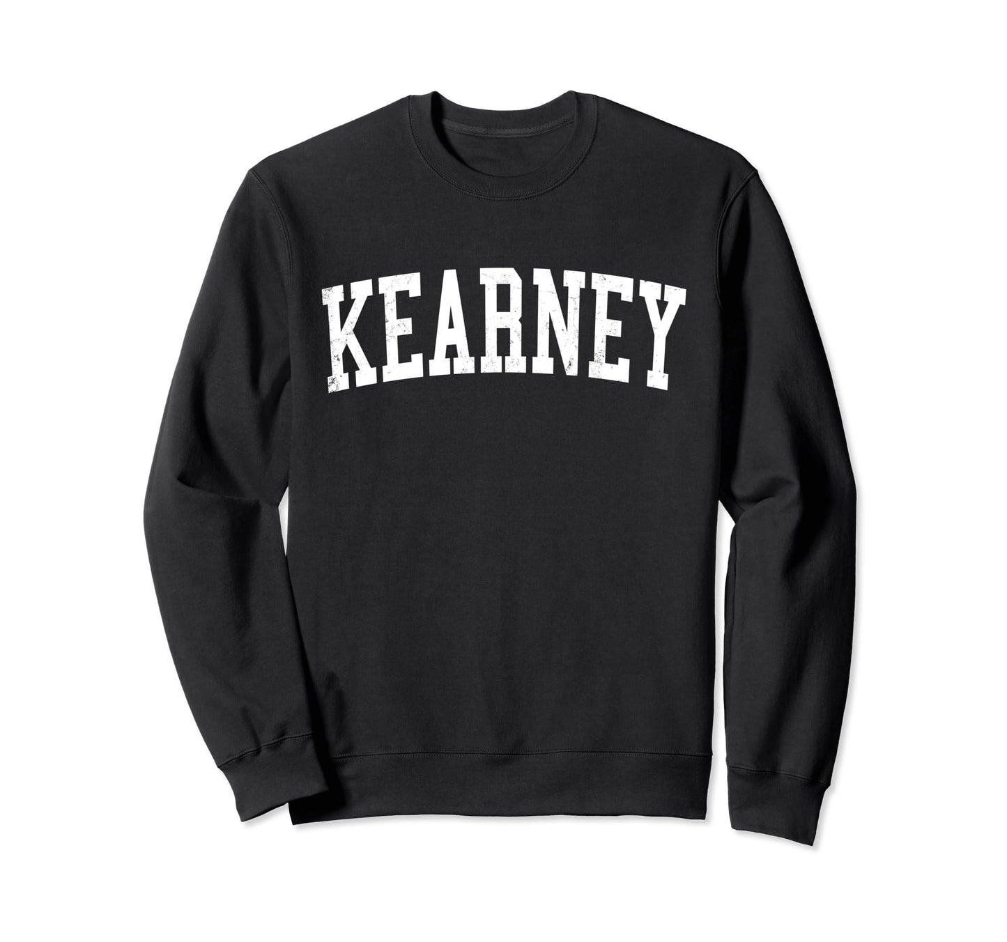 Kearney Ne Distressed White Varsity Sweatshirt - Custom Art Print Unisex - T-Shirt, Sweatshirt, Hoodie