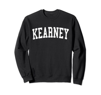 Kearney Ne Distressed White Varsity Sweatshirt - Custom Art Print Unisex - T-Shirt, Sweatshirt, Hoodie