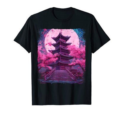 Aesthetic Cherry Blossom Sakura Tree T-Shirt - Fun Novelty Design Unisex - T-Shirt, Sweatshirt, Hoodie
