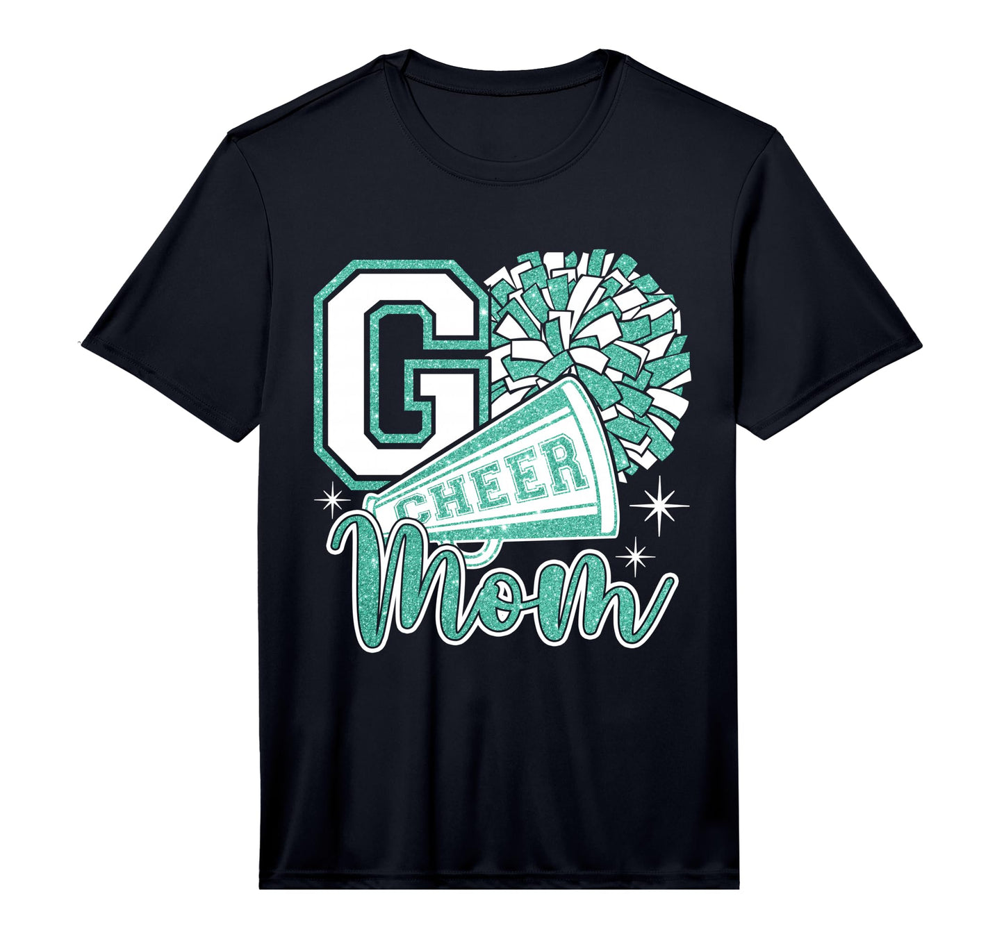 Go Cheer Mom Mama Sport Cheerleader T-Shirt - Fun Novelty Design Unisex - T-Shirt, Sweatshirt, Hoodie
