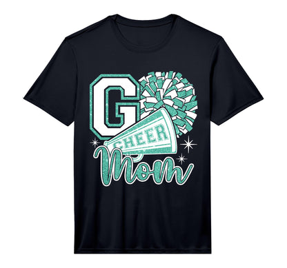 Go Cheer Mom Mama Sport Cheerleader T-Shirt - Fun Novelty Design Unisex - T-Shirt, Sweatshirt, Hoodie