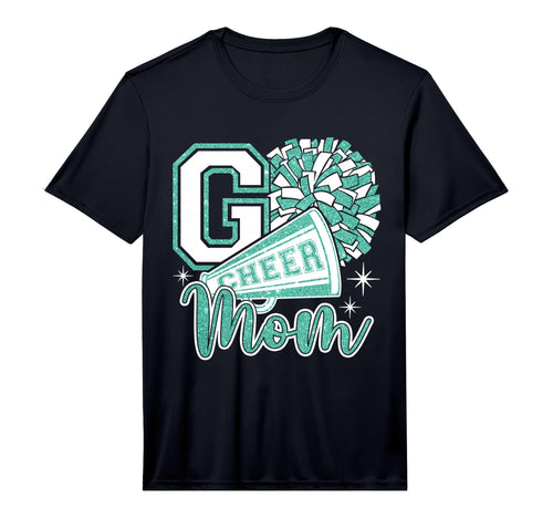 Go Cheer Mom Mama Sport Cheerleader T-Shirt - Fun Novelty Design Unisex - T-Shirt, Sweatshirt, Hoodie