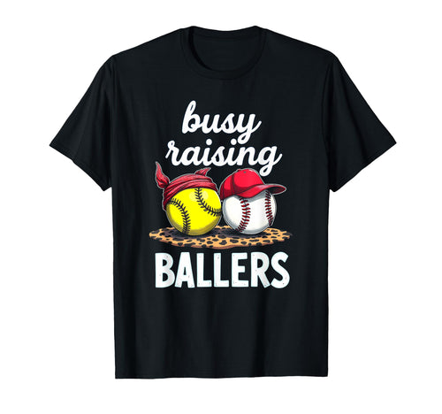Dedicated Busy Raising Ballers Baller T-Shirt - Minimalist Print Unisex - T-Shirt, Sweatshirt, Hoodie