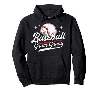 Baseball Gram Gram Baseball Player Gram Hoodie - Custom Art Print Unisex - T-Shirt, Sweatshirt, Hoodie