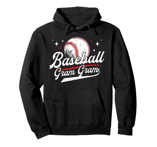 Baseball Gram Gram Baseball Player Gram Hoodie - Custom Art Print Unisex - T-Shirt, Sweatshirt, Hoodie