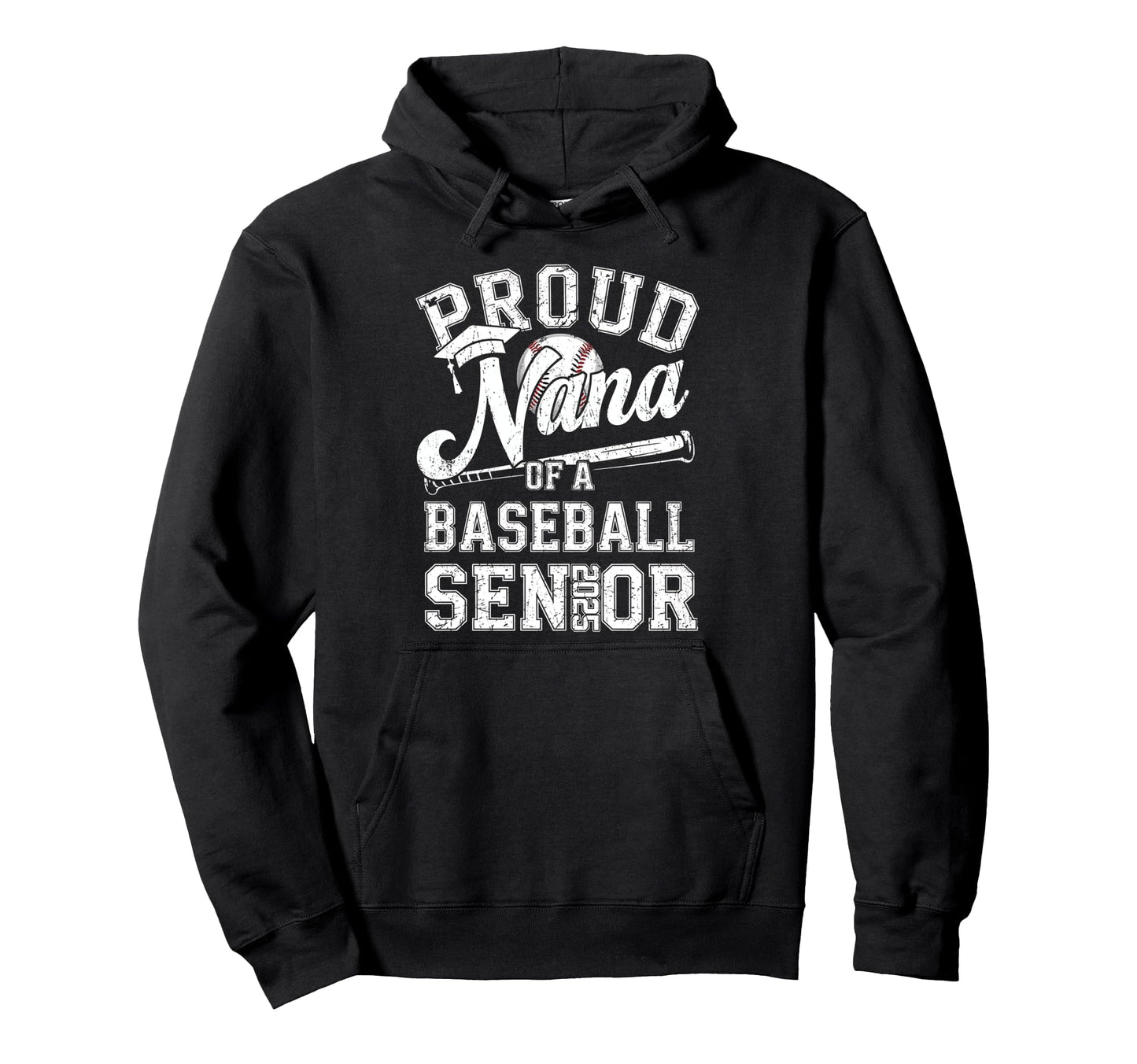Proud Nana 2025 Senior Baseball Hoodie - Aesthetic Graphic Unisex - T-Shirt, Sweatshirt, Hoodie
