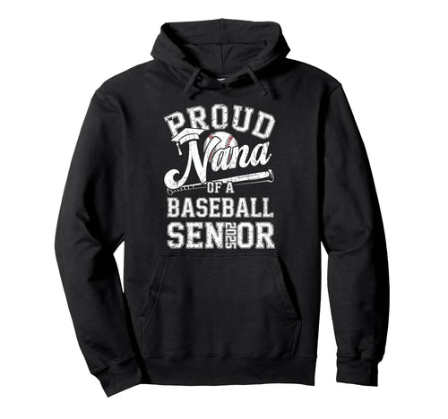 Proud Nana 2025 Senior Baseball Hoodie - Aesthetic Graphic Unisex - T-Shirt, Sweatshirt, Hoodie