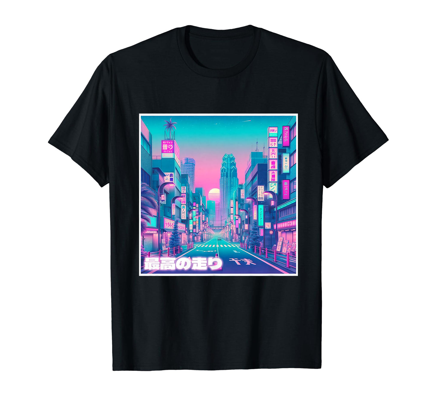 Tokyo Street Japanese Vaporwave Aesthetic T-Shirt - Trendy Graphic Unisex - T-Shirt, Sweatshirt, Hoodie