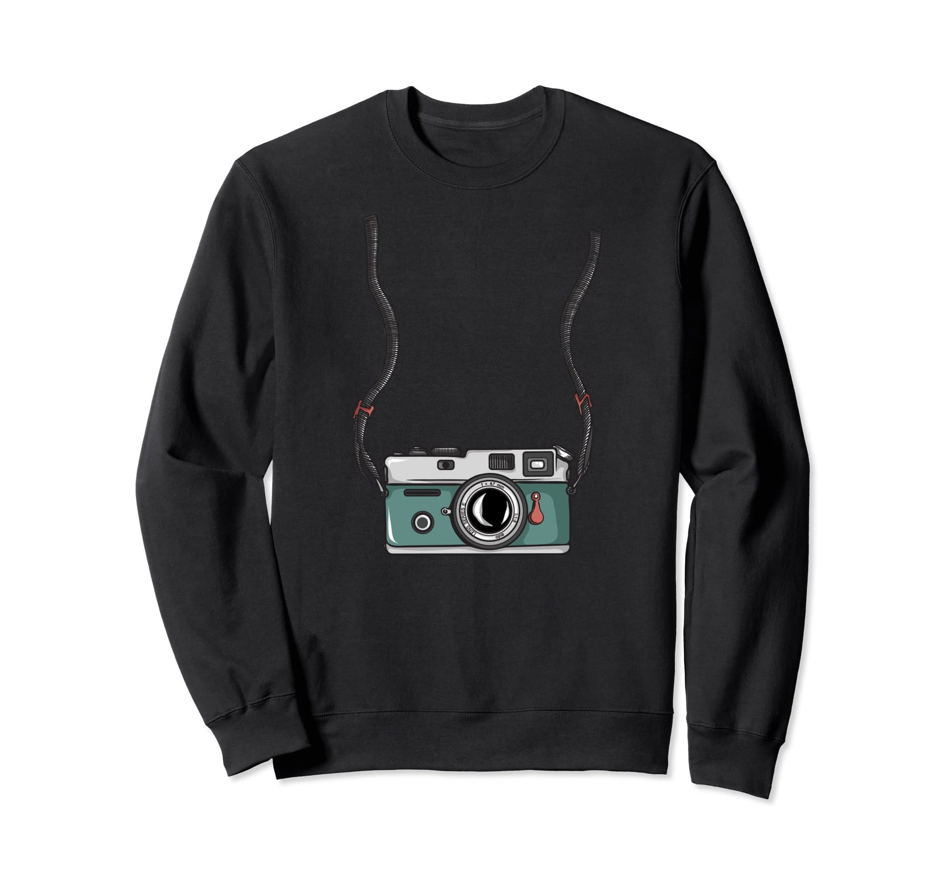 Photographer Camera Art Halloween Sweatshirt - Minimalist Print Men Women - T-Shirt, Sweatshirt, Hoodie