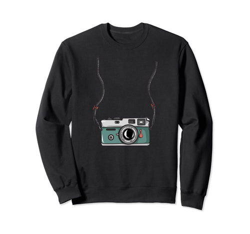 Photographer Camera Art Halloween Sweatshirt - Minimalist Print Men Women - T-Shirt, Sweatshirt, Hoodie