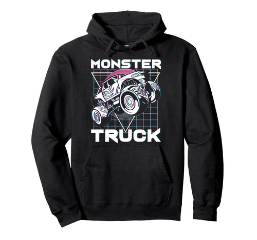 Vaporwave Aesthetic Japanese Monster Truck Hoodie - Trendy Graphic Unisex - T-Shirt, Sweatshirt, Hoodie