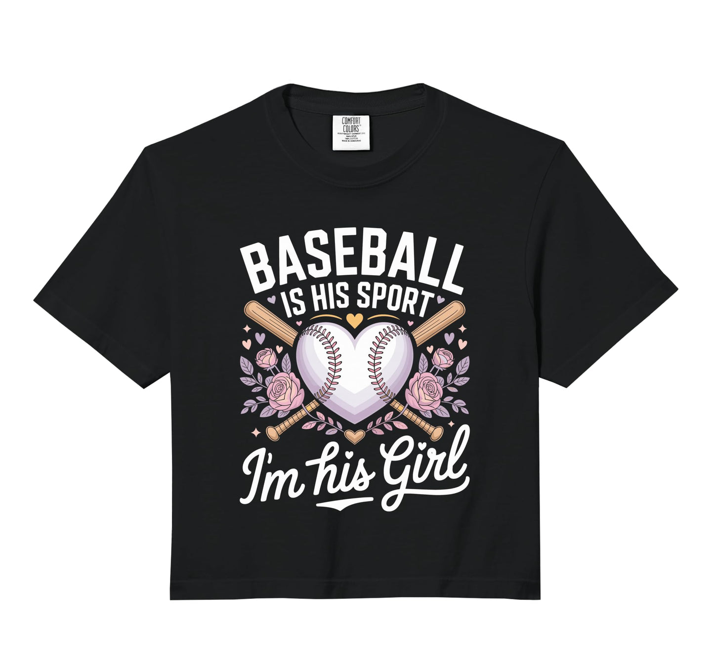 Baseball Is His Sport Im His Baseball Sweatshirt - Custom Art Print Unisex - T-Shirt, Sweatshirt, Hoodie