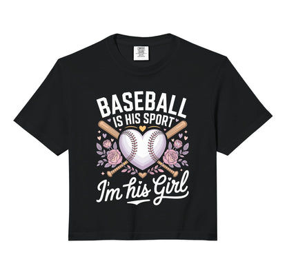 Baseball Is His Sport Im His Baseball Sweatshirt - Custom Art Print Unisex - T-Shirt, Sweatshirt, Hoodie