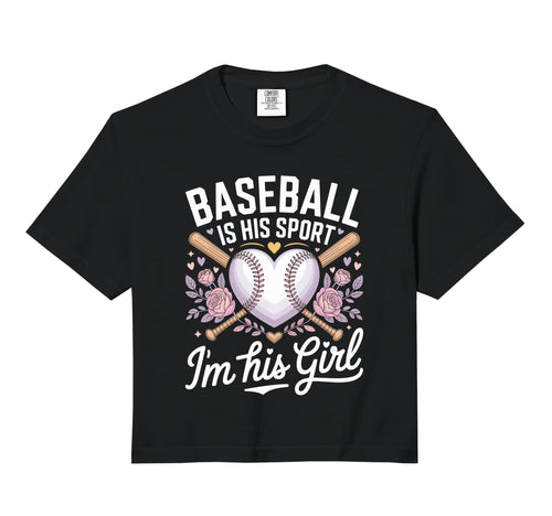 Baseball Is His Sport Im His Baseball Sweatshirt - Custom Art Print Unisex - T-Shirt, Sweatshirt, Hoodie