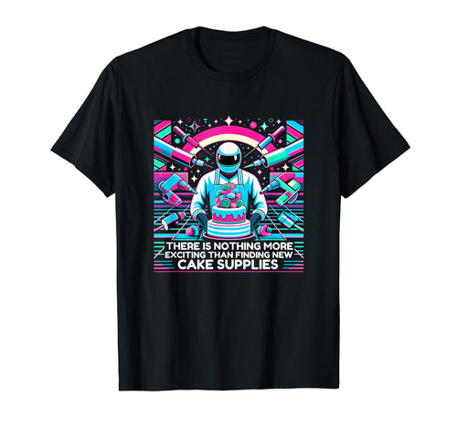Futuristic Cake Decorator Aesthetic T-Shirt - Trendy Graphic Men Women - T-Shirt, Sweatshirt, Hoodie