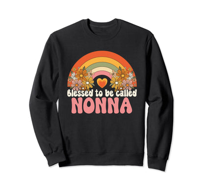 Blessed To Be Called Nonna Sweatshirt - Custom Art Print for Adults - T-Shirt, Sweatshirt, Hoodie