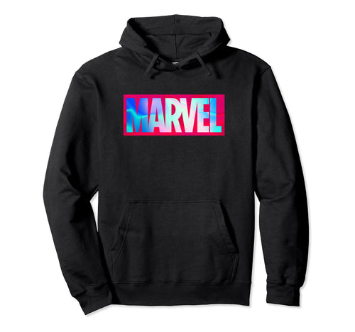 Marvel Comics Rainbow Hologram Swirl Hoodie - Minimalist Print for Adults - T-Shirt, Sweatshirt, Hoodie