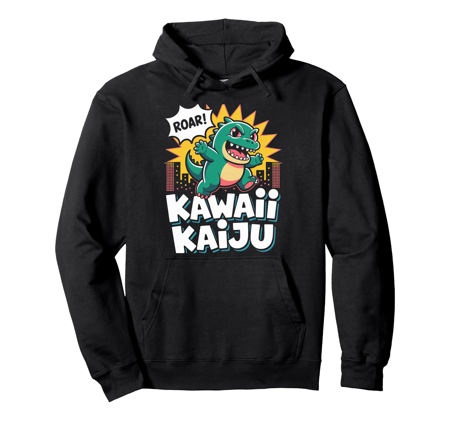 Kawaii Kaiju Pop Culture Japanese Hoodie - Novelty Apparel Men Women - T-Shirt, Sweatshirt, Hoodie