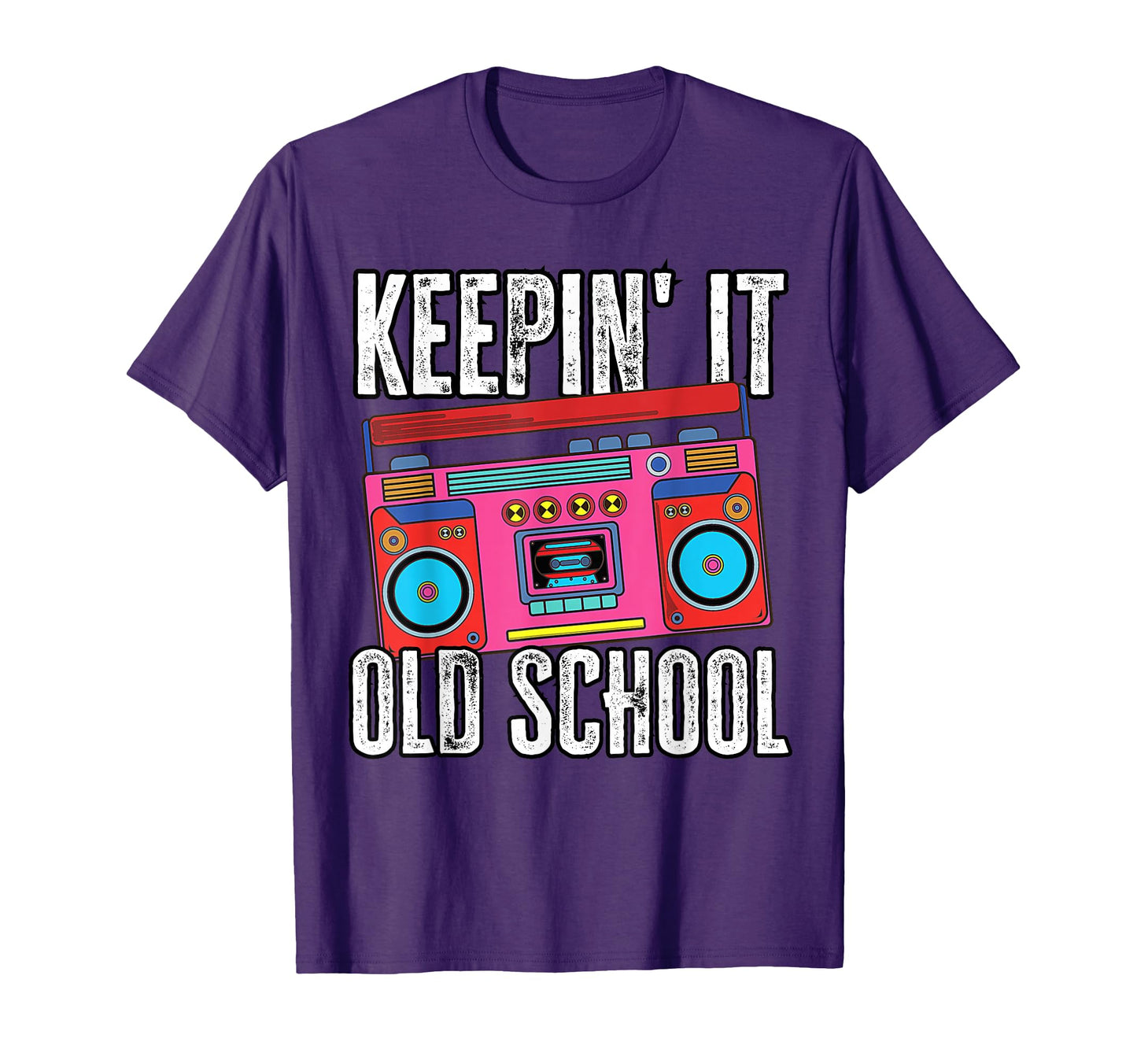 Old School 80S 90S Boombox Music T-Shirt - Unique Graphic for Adults - T-Shirt, Sweatshirt, Hoodie