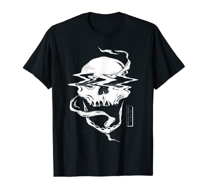 Edgy Skull Game Over Vaporwave Aesthetic T-Shirt - Streetwear Style Unisex - T-Shirt, Sweatshirt, Hoodie