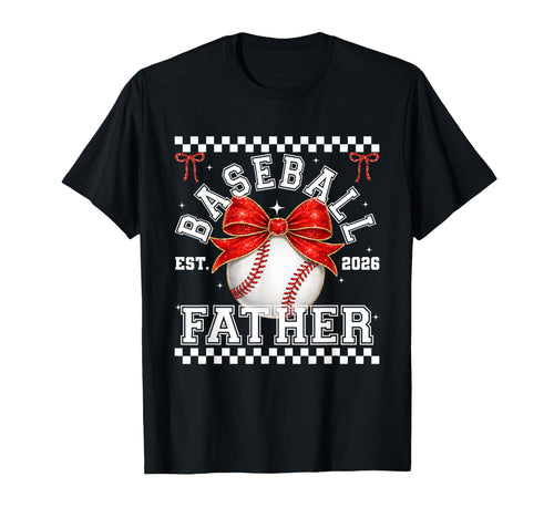 Baseball Father Coquette Family T-Shirt - Casual Everyday Wear for Adults - T-Shirt, Sweatshirt, Hoodie