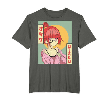 Otaku Anime Japanese Vaporwave Aesthetic T-Shirt - Graphic Print Unisex - T-Shirt, Sweatshirt, Hoodie