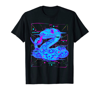 Vaporwave Pastel Goth Snake Aesthetic T-Shirt - Graphic Print Unisex - T-Shirt, Sweatshirt, Hoodie