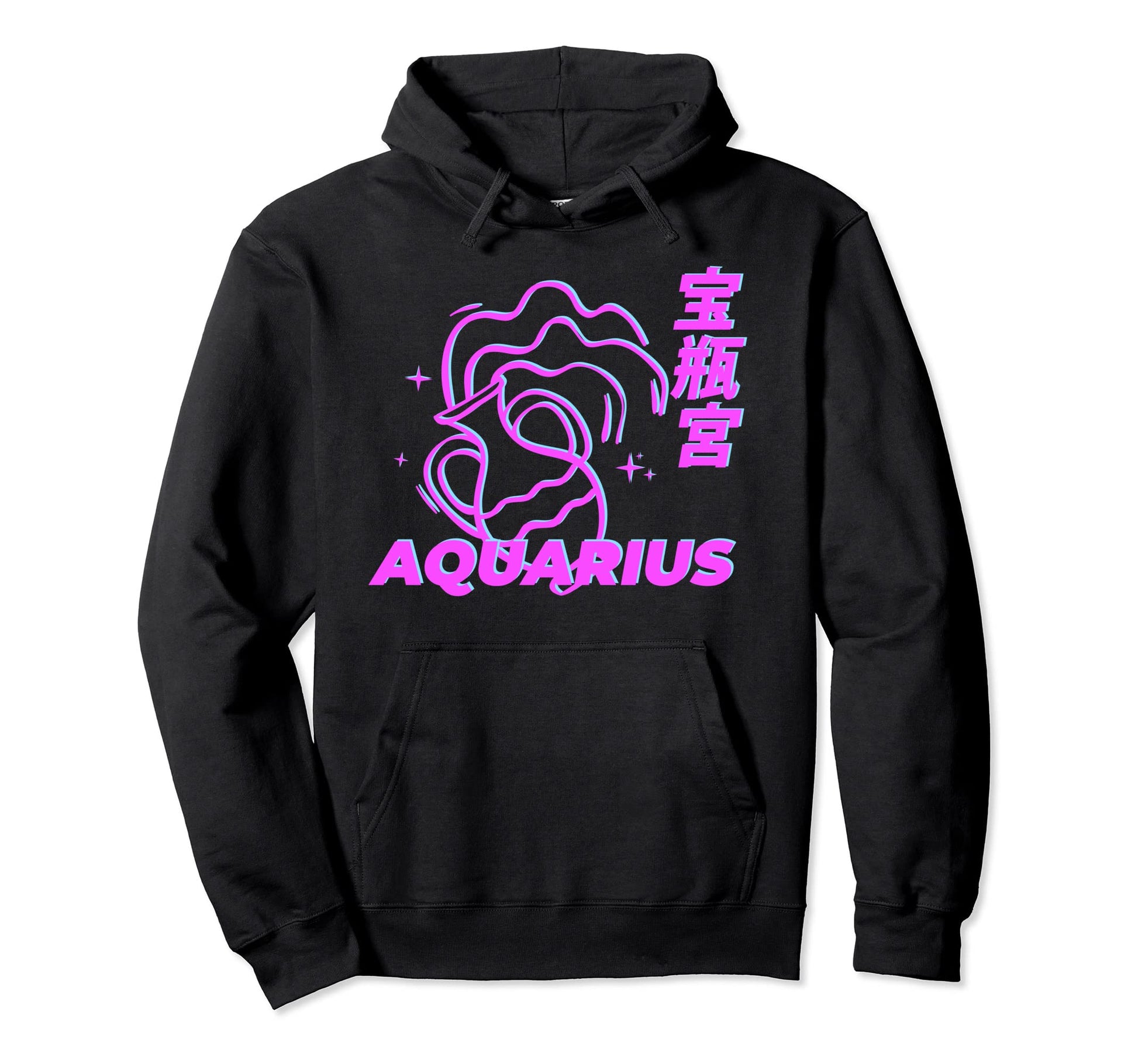 Japan Aesthetic Astrology Vaporwave Hoodie - Unique Graphic Men Women - T-Shirt, Sweatshirt, Hoodie