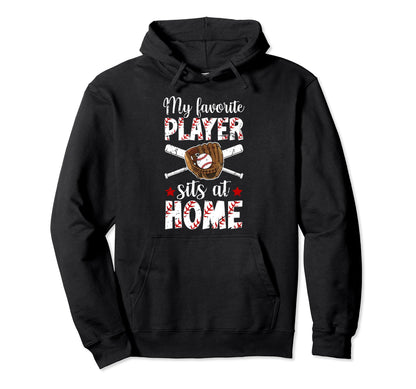 Home Baseball Catcher Aunt Baseball Hoodie - Minimalist Print Unisex - T-Shirt, Sweatshirt, Hoodie